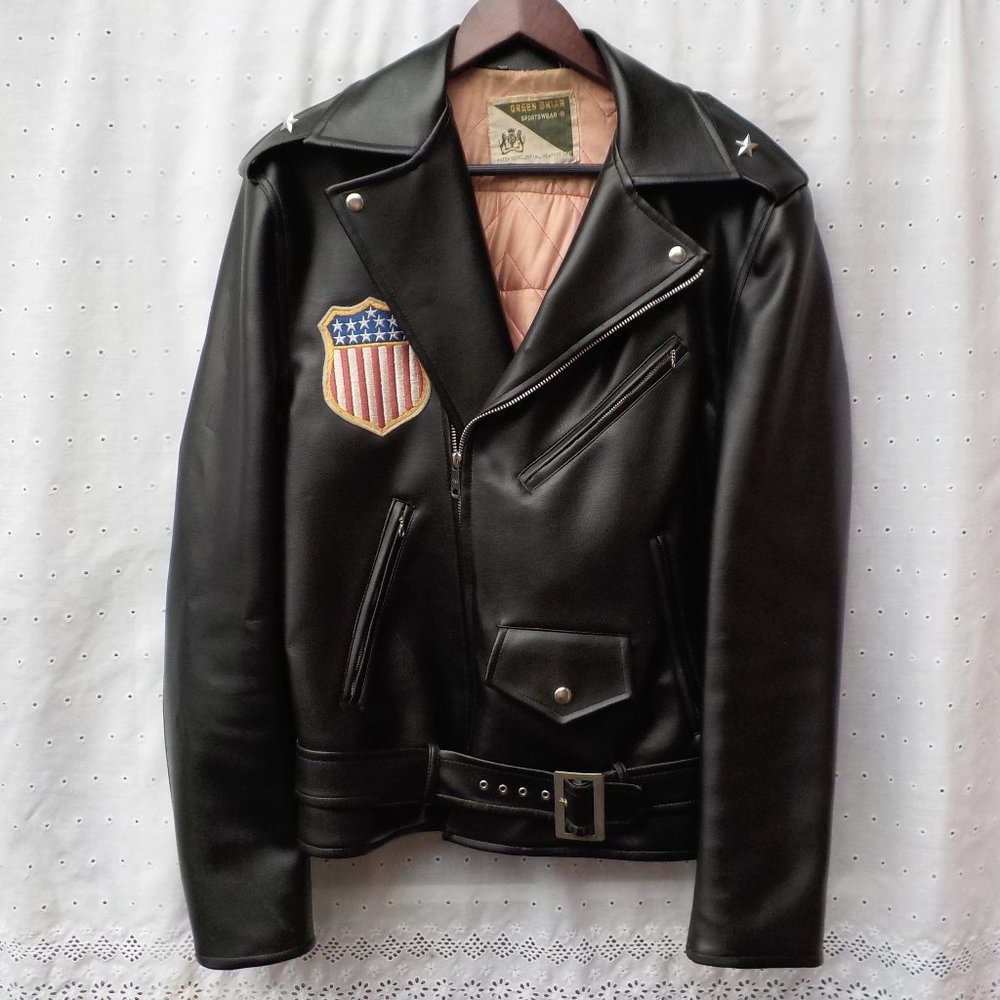 UNIQUE Vintage 60's Green Briar Sportswear Men's All Weather Riding Jacket SZ 44